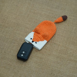 Fox Key Cover | Handmade Crochet Festival Decoration | Artisan Made In India | Eco-Friendly| 100% Cotton |