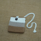 Stripe Airpod Cover | Handmade Crochet Festival Decoration | Artisan Made In India | Eco-Friendly| 100% Cotton |