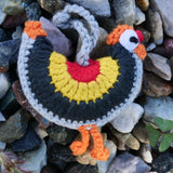 Rooster keychain | Toys For Kids | Handmade Infant Soothe Toys | Artisan Made In India | Amigurumi Toys | 100% Cotton | Crochet Cuddle Toys