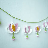 Lotus ToranA | Handmade Crochet Festival Decoration | Artisan Made In India | Eco-Friendly| 100% Cotton | Diwali | Toran