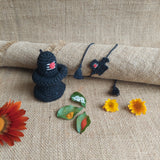 Shivling Plush Stuffed Toy and Rakhi | Toys For Kids | Handmade Infant Soothe Toys | Artisan Made In India | Amigurumi Toys | 100% Cotton | Crochet Cuddle Toy