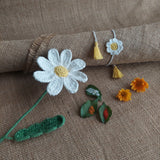 crochet Daisy Flower and Rakhi | Home decor | Handmade crochet flower | Artisan Made In India | Amigurumi Toys | 100% Cotton | Crochet flower