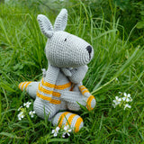 Kangaroo Soft Plush Toy | Toys For Kids | Handmade Infant Soothe Toys | Artisan Made In India | Amigurumi Toys | 100% Cotton | Crochet Cuddle Toys