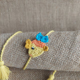 Colorfull Fish Plush Stuffed Toy and Rakhi| Crochet Key Chain | Key Chain | Handmade Infant Soothe Toys | Artisan Made In India | Amigurumi Toys | 100% Cotton | Crochet Cuddle Toys | Fish