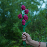 Tulip Flower | Handmade Crochet Festival Decoration | Artisan Made In India | Eco-Friendly| 100% Cotton |
