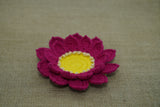 Lotus Tealight Holder and Rangoli | Handmade Crochet Festival Decoration | Artisan Made In India | Eco-Friendly| 100% Cotton |