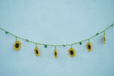 Sunflower Toran | Handmade Crochet Festival Decoration | Artisan Made In India | Eco-Friendly| 100% Cotton | Toran