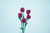 Tulip Flower | Handmade Crochet Festival Decoration | Artisan Made In India | Eco-Friendly| 100% Cotton |