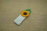 Sunflower Mug Warmer| Handmade Crochet Festival Decoration | Artisan Made In India | Eco-Friendly| 100% Cotton |