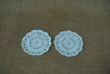 Flower Tea Coaster | Handmade Crochet Festival Decoration | Artisan Made In India | Eco-Friendly| 100% Cotton |
