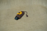 Sunflower Key Cover | Handmade Crochet Festival Decoration | Artisan Made In India | Eco-Friendly| 100% Cotton |