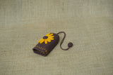 Sunflower Key Cover | Handmade Crochet Festival Decoration | Artisan Made In India | Eco-Friendly| 100% Cotton |