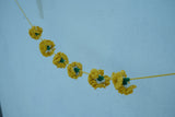 Marigold Toran | Handmade Crochet Festival Decoration | Artisan Made In India | Eco-Friendly| 100% Cotton |