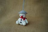 Cap Snowmen Soft Plush Toy | Toys For Kids | Handmade Infant Soothe Toys | Artisan Made In India | Amigurumi Toys | 100% Cotton | Crochet Cuddle Toys