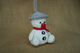 Cap Snowmen Soft Plush Toy | Toys For Kids | Handmade Infant Soothe Toys | Artisan Made In India | Amigurumi Toys | 100% Cotton | Crochet Cuddle Toys