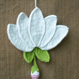 Lotus Danglar | Handmade Crochet Festival Decoration | Artisan Made In India | Eco-Friendly| 100% Cotton | Diwali | Dangler