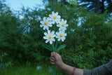 Daisy Flower | Handmade Crochet Festival Decoration | Artisan Made In India | Eco-Friendly| 100% Cotton |