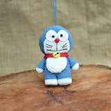 Doraemon Soft Plush Toy | Toys For Kids | Handmade Infant Soothe Toys | Artisan Made In India | Amigurumi Toys | 100% Cotton | Crochet Cuddle Toys