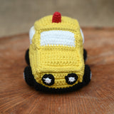 Car Soft Plush Toy | Toys For Kids | Handmade Infant Soothe Toys | Artisan Made In India | Amigurumi Toys | 100% Cotton | Crochet Cuddle Toys