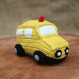 Car Soft Plush Toy | Toys For Kids | Handmade Infant Soothe Toys | Artisan Made In India | Amigurumi Toys | 100% Cotton | Crochet Cuddle Toys