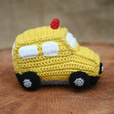 Car Soft Plush Toy | Toys For Kids | Handmade Infant Soothe Toys | Artisan Made In India | Amigurumi Toys | 100% Cotton | Crochet Cuddle Toys