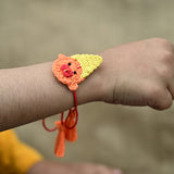 Kids Rakhi | Hanuman | Rakshabandhan | For Kids & Adults | Artisan Made In India | 100% Cotton | Crochet, Handcrafted