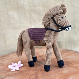 Horse Soft Plush Toy | Toys For Kids | Handmade Infant Soothe Toys | Artisan Made In India | Amigurumi Toys | 100% Cotton | Crochet Cuddle Toys