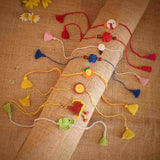 Family Rakhi Combo | Set of 8 | Rakshabandhan | For Kids & Adults | Artisan Made In India | 100% Cotton | Crochet, Hand Knitted