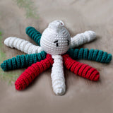 Octopus Soft Plush Toy | Toys For Kids | Handmade Infant Soothe Toys | Artisan Made In India | Amigurumi Toys | 100% Cotton | Crochet Cuddle Toys