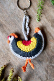 Rooster keychain | Toys For Kids | Handmade Infant Soothe Toys | Artisan Made In India | Amigurumi Toys | 100% Cotton | Crochet Cuddle Toys