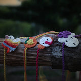Kids Rakhi Combo 1 | Set of 4 | Rakshabandhan | For Kids & Adults | Artisan Made In India | 100% Cotton | Crochet, Hand Knitted