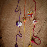 Kids Rakhi Combo 1 | Set of 4 | Rakshabandhan | For Kids & Adults | Artisan Made In India | 100% Cotton | Crochet, Hand Knitted