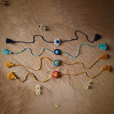 Evil Eye Rakhi Combo Set of 4 | Rakshabandhan | For Kids & Adults | Artisan Made In India | 100% Cotton | Crochet, Handcarfted