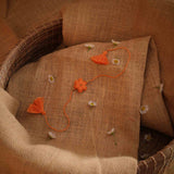 Orange Flower Moti Rakhi | Rakshabandhan | For Kids & Adults | Artisan Made In India | 100% Cotton | Crochet, Handcrafted