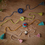 Set of 4 Unique Rakhis | Assorted | Rakshabandhan | For Kids & Adults | Artisan Made In India | 100% Cotton | Crochet, Handcrafted
