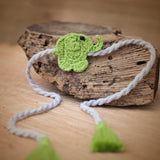 Sitting Elephant Stuffed Plush Toy | Elephant Rakhi | Toys For Kids | Handmade Infant Soothe Toys | Artisan Made In India | Amigurumi Toys | 100% Cotton | Crochet Cuddle Toys