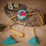 Rakhi | Lotus Tea Light Holder | Rakshabandhan | For Kids & Adults | Artisan Made In India | 100% Cotton | Crochet, Handcrafted | Gifting | Rauli and Chawal | Sweets | Gifting