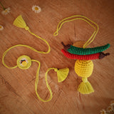 Kids Rakhi | Nimbu Mirchi | Rakshabandhan | For Kids & Adults | Artisan Made In India | 100% Cotton | Crochet, Handcrafted