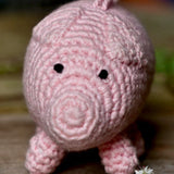 Pig Soft Plush Toy | Toys For Kids | Handmade Infant Soothe Toys | Artisan Made In India | Amigurumi Toys | 100% Cotton | Crochet Cuddle Toys