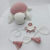 Handmade Turtle Plush Stuffed Toy | White | Toys For Kids | Handmade Infant Soothe Toys | Artisan Made In India | Amigurumi Toys | 100% Cotton | Crochet Cuddle Toys | Rakshabandhan| Gifting